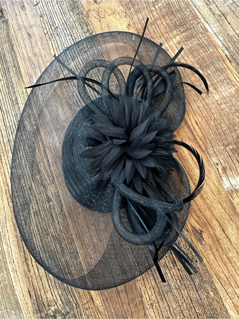 Elegant Black Women's Fascinator Hat